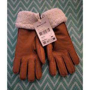 Maison 123  Gants Gants neufs cuir camel, Maison 123, Taille S
