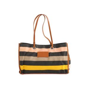 Sonia Rykiel  Cabas Sac &agrave; main en coton multicolore