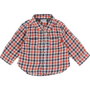 Tape à l'oeil   Chemise enfant Chemise orange, bleu