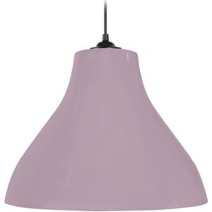 Tosel  Lustres, suspensions et plafonniers Suspension dôme métal mauve