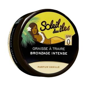 Soleil Des &Icirc;les  Protections solaires Graisse &agrave; Traire Bronzage Intense &ndash; Parfum Vanille