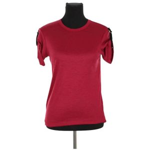 Louis Vuitton  T-shirt T-shirt en laine bordeaux