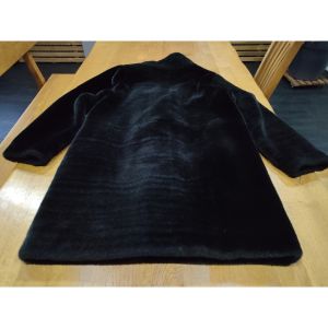 S.oliver Black Label  Manteau Manteau noir fausse fourrure