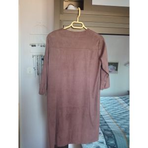 Mado Et Les Autres  Robe courte JOLIE ROBE SUEDINE TAUPE