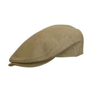 Casquette Chapeau-Tendance Casquette en lin COME T59 - Couleur Unique - Taille Beige