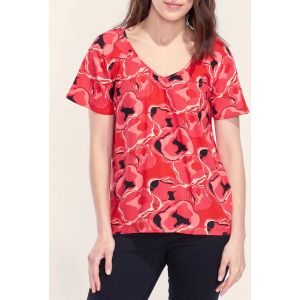La Fiancee Du Mekong  T-shirt Top imprimée fluide évasé FALALA