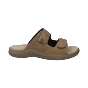 Westland  Tongs PANTOUFLE  ALSACE-01 CUIR MARRON