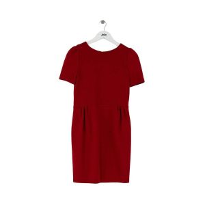 Sessun  Robe courte Robe en laine rouge