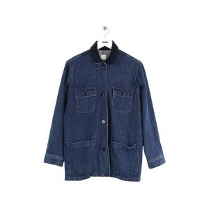 Des Petits Hauts  Blouson Veste en coton bleue