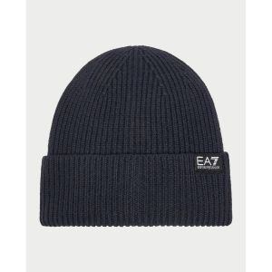 Emporio Armani EA7  Bonnet Casquette  en maille côtelée