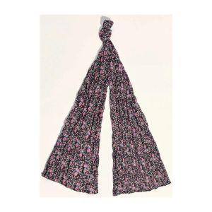 La Fiancee Du Mekong  Echarpe Foulard imprimé coton LAVANDI