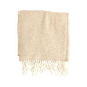 Lancel  Echarpe &Eacute;charpe en coton beige