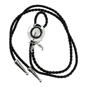Clj Charles Le Jeune  Cravates et accessoires Bolo - Cravate Texane Chapeau de Cowboy et 2 colts