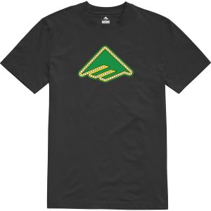Emerica  T-shirt X SHAKE JUNT TRIANGLE LIGHTS SS TEE BLACK