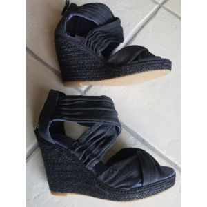 Mexx  Sandales Sandales en toile noires Mexx