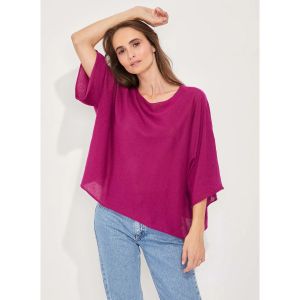 La Fiancee Du Mekong  Gilet Pull oversize maille uni LIMA