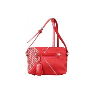 Sac à main Ted Lapidus Sac bandoulière toile Maelys TL WE606 - Couleur Unique - Taille Rouge