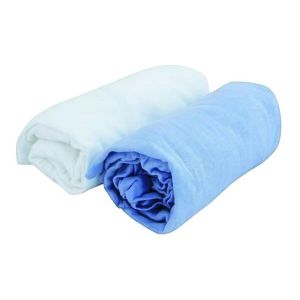 Domiva  Draps housse Pack de draps  pour b&eacute;b&eacute; 100% coton