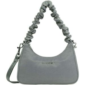 LANCASTER  Sac bandouli&egrave;re Sac besace Zipp&eacute; S Basic Chouchou 510-68 Gris Ciment