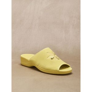 Pediconfort  Sandales Mules brodées doublure éponge