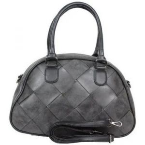 Sac à main Eternel Sac à main effet damier tressé 97232 - Couleur Unique - Taille Noir