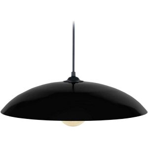 Tosel  Lustres, suspensions et plafonniers Suspension dôme métal noir