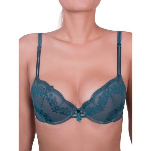 Luna  Rembourrés Soutien-gorge push-up Gothic  bleu