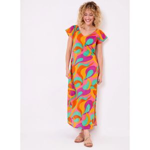 La Fiancee Du Mekong  Robe Robe longue voile de coton bio ALAIANE
