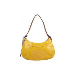A Découvrir !  Sac à main Sac demi-lune Sylvain Lefebvre cuir patiné - Moutarde