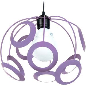 Tosel  Lustres, suspensions et plafonniers Suspension globe métal mauve