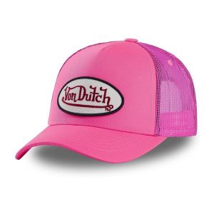 Von Dutch  Casquette Casquette Trucker filet Fresh Rose