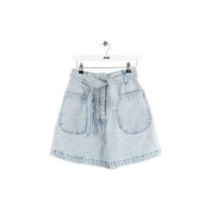 Louise Misha  Short Mini short en coton bleu