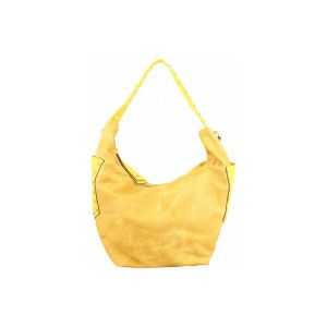 A Découvrir !  Sac à main Sac épaule demi lune - Moutarde délavé