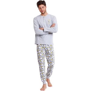 Admas  Pyjamas / Chemises de nuit Pyjama pantalon top manches longues Snoopy Funny Peanuts