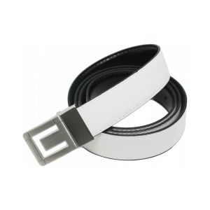 Kebello  Ceinture Ceinture en cuir Blanc H