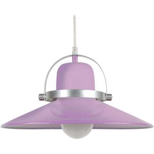 Tosel  Lustres, suspensions et plafonniers Suspension conique métal mauve