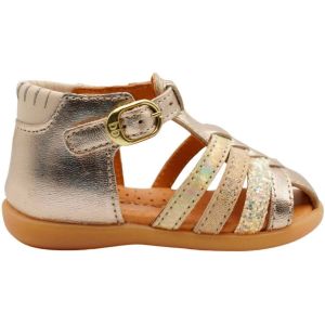 Babybotte  Sandales enfant Sandales Guppy Lamin&eacute; Ivoire
