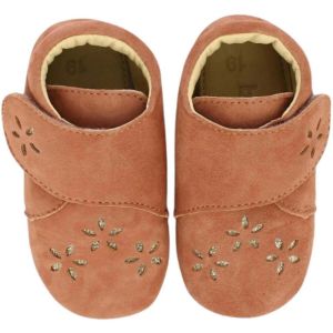 Bellamy  Chaussons b&eacute;b&eacute; Chaussons Lafleur Velours rose