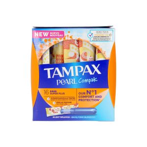 Tampax  Accessoires corps Pearl Compak Tampón Super Plus