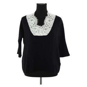 Claudie Pierlot  Blouses Pull en laine noir