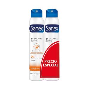 Sanex  Déodorants Déodorant Spray Duo Dermo Sensitive 2 x 200 ml