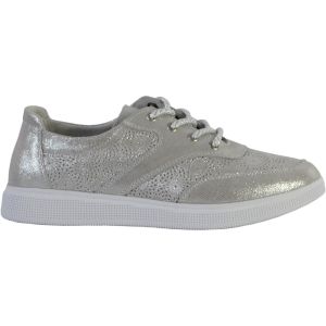 Baskets basses Enza Nucci Tennis Cuir - Couleur 36,37,38,39,40 - Taille Gris