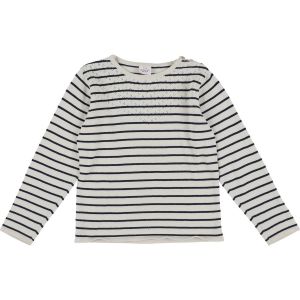 Tape à l'oeil    T-shirt enfant Pull marinière écru, bleu