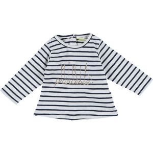 Tape à l'oeil   T-shirt enfant T-shirt bleu, blanc, doré