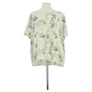 Des Petits Hauts  Blouses T-shirt en soie jaune