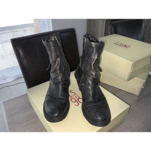 Bottes Airstep / A.S.98 Boots_Style_santiag - Couleur 39 - Taille Noir