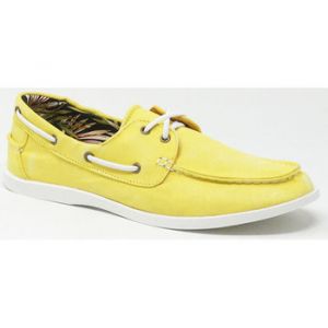 Baskets Kdopa KDOPA MOCASSIN BATEAU BOWIE JAUNE - Couleur 41,42,45 - Taille Jaune