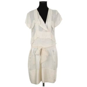 Vanessa Bruno  Robe courte Robe &eacute;crue