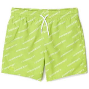 Lacoste  Short enfant SHORT DE BAIN ENFANT  VERT AVEC IMPRIM&Eacute; SIGL&Eacute; CONTRAS