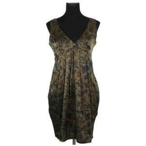 Diesel  Robe courte Robe en soie kakie